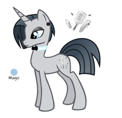 Size: 1857x1793 | Tagged: safe, artist:darbypop1, oc, oc:stanley steel, species:pony, species:unicorn, bow tie, male, simple background, solo, stallion, transparent background