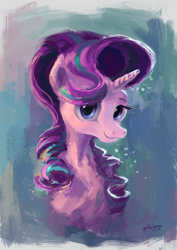 Size: 1240x1755 | Tagged: safe, artist:plainoasis, character:starlight glimmer, species:pony, species:unicorn, female, looking at you, mare
