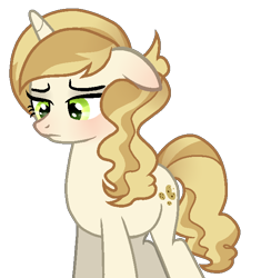 Size: 636x651 | Tagged: safe, artist:moonlightdisney5, character:sweet biscuit, species:pony, species:unicorn, female, floppy ears, simple background, solo, transparent background