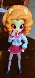 Size: 922x2048 | Tagged: safe, artist:theanimefanz, character:adagio dazzle, my little pony:equestria girls, figma, fusion, irl, lucky star, photo, solo, toy
