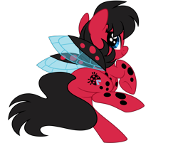 Size: 3000x2500 | Tagged: safe, artist:crystal-tranquility, oc, oc:ladybug, species:pony, female, mare, simple background, solo, transparent background