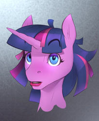 Size: 600x734 | Tagged: safe, artist:oneofyouare, character:twilight sparkle, species:pony, head