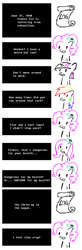 Size: 400x1221 | Tagged: safe, artist:ozzyg, character:fluttershy, character:pinkie pie, character:rainbow dash, character:twilight sparkle, species:earth pony, species:pony, species:unicorn, comic, female, implied vomit, mare, oregon trail, pony trail, sick