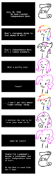 Size: 392x1247 | Tagged: safe, artist:ozzyg, character:fluttershy, character:pinkie pie, character:rainbow dash, character:rarity, character:twilight sparkle, species:earth pony, species:pony, species:unicorn, comic, female, mare, oregon trail, pony trail