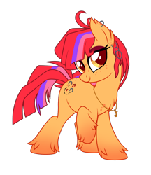 Size: 1060x1227 | Tagged: safe, artist:crystal-tranquility, oc, oc:riff raff, species:earth pony, species:pony, female, mare, simple background, solo, transparent background