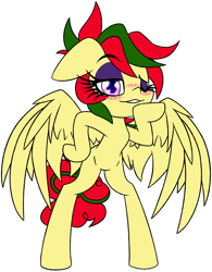 Size: 2012x2576 | Tagged: safe, artist:nekro-led, oc, oc only, oc:attraction, species:pegasus, species:pony, bipedal, blowing a kiss, blushing, cute, femboy, male, stallion, trap