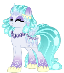 Size: 1024x1177 | Tagged: safe, artist:crystal-tranquility, oc, oc:crystal waters, species:pony, deviantart watermark, female, mare, obtrusive watermark, original species, pond pony, simple background, transparent background, watermark