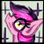 Size: 50x50 | Tagged: safe, alternate version, artist:lixthefork, oc, oc:wtf, species:pony, against glass, animated, crying, gif, gif for breezies, glass, insanity, laughing, picture for breezies, pixel art, static, underhoof