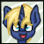 Size: 50x50 | Tagged: safe, artist:lixthefork, oc, oc:glitch sketch, species:pony, species:unicorn, animated, black sclera, black tears, blood, bust, commission, eyes closed, gif, gif for breezies, glowing eyes, male, picture for breezies, smiling, stallion