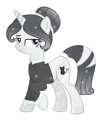 Size: 2209x2649 | Tagged: safe, artist:darbypop1, oc, oc only, oc:friday the 13th, species:crystal pony, species:pony, species:unicorn, crystallized, female, mare, simple background, solo, transparent background