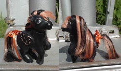 Size: 790x464 | Tagged: safe, artist:lonewolf3878, oc, species:pegasus, species:pony, g1, brushable, custom, female, irl, photo, toy