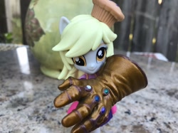 Size: 1280x958 | Tagged: safe, artist:theanimefanz, character:derpy hooves, my little pony:equestria girls, doll, equestria girls minis, eqventures of the minis, female, infinity gauntlet, irl, marvel, merchandise, photo, toy