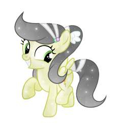 Size: 1005x1065 | Tagged: safe, artist:darbypop1, oc, oc only, oc:irene sky, species:crystal pony, species:pegasus, species:pony, crystallized, female, filly, simple background, solo, transparent background