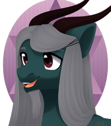 Size: 2200x2500 | Tagged: safe, artist:nika-rain, oc, species:pony, bust, commission, cute, male, portrait, simple background, smiling, solo