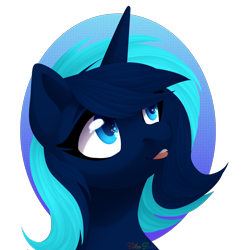 Size: 2260x2344 | Tagged: safe, artist:nika-rain, oc, oc only, species:pony, species:unicorn, bust, commission, cute, female, portrait, simple background, solo, transparent background