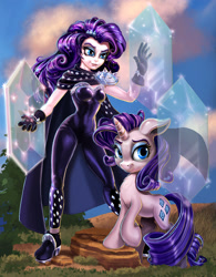 Size: 1868x2400 | Tagged: safe, artist:harwick, part of a set, character:rarity, species:pony, species:unicorn, episode:the other side, g4, my little pony: equestria girls, my little pony:equestria girls, clothing, cutie mark, dress, human ponidox, part of a series, ponidox, self ponidox