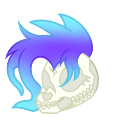 Size: 700x700 | Tagged: safe, artist:ponkus, oc, oc only, oc:rad blast, species:pegasus, species:pony, fallout equestria, simple background, skull, solo, transparent background