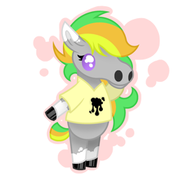 Size: 1800x1800 | Tagged: safe, artist:ponkus, oc, oc only, oc:odd inks, species:pegasus, species:pony, animal crossing, female, mare, simple background, solo, transparent background