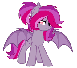 Size: 838x744 | Tagged: safe, artist:circuspaparazzi5678, base used, oc, oc only, species:bat pony, species:pony, bat pony oc, bat wings, simple background, solo, transparent background, wings