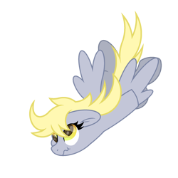Size: 1800x1800 | Tagged: safe, artist:ponkus, character:derpy hooves, species:pegasus, species:pony, ditzy doo, falling, female, mare, simple background, solo, transparent background