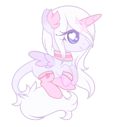 Size: 1000x1000 | Tagged: safe, artist:crystal-tranquility, oc, oc:sugar star crystal, species:alicorn, species:pony, chibi, clothing, simple background, socks, solo, transparent background