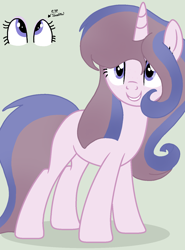 Size: 1128x1524 | Tagged: safe, artist:circuspaparazzi5678, base used, oc, parent:rarity, parent:unnamed oc, species:pony, species:unicorn, art contest prize, eyeshadow, freckles, makeup, solo