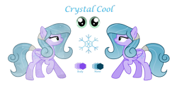 Size: 1280x640 | Tagged: safe, artist:darbypop1, oc, oc:crystal cool, species:crystal pony, species:pegasus, species:pony, crystallized, female, mare, simple background, solo, transparent background