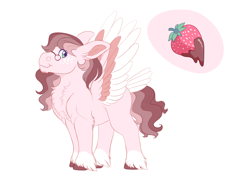 Size: 2000x1500 | Tagged: safe, artist:uunicornicc, species:pegasus, species:pony, chest fluff, colored wings, female, glasses, mare, multicolored wings, simple background, solo, white background, wings
