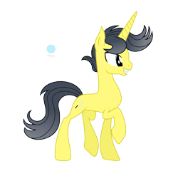 Size: 1817x1741 | Tagged: safe, artist:darbypop1, oc, oc only, oc:magic muse, species:pony, species:unicorn, male, simple background, solo, stallion, transparent background
