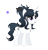 Size: 1597x1653 | Tagged: safe, artist:darbypop1, oc, oc only, oc:raven, species:pony, species:unicorn, female, jewelry, mare, necklace, simple background, solo, transparent background