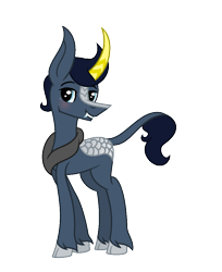 Size: 833x1023 | Tagged: safe, artist:darbypop1, oc, oc only, oc:kai, species:kirin, g4, male, simple background, solo, transparent background