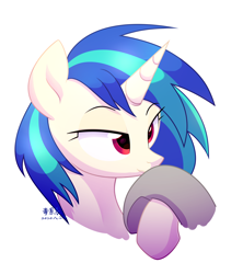 Size: 2400x2700 | Tagged: safe, artist:yaaaco, character:dj pon-3, character:octavia melody, character:vinyl scratch, species:earth pony, species:pony, species:unicorn, ship:scratchtavia, g4, bedroom eyes, female, holding hooves, kissing, lesbian, mare, raised hoof, shipping, simple background, solo focus, white background