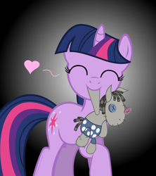 Size: 800x900 | Tagged: safe, artist:ponyecho, character:smarty pants, character:twilight sparkle, cute, female, heart, mouth hold, show accurate, solo, twiabetes, weapons-grade cute