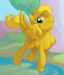 Size: 1064x1241 | Tagged: safe, artist:ajin, oc, oc only, oc:ticket, species:alicorn, species:pony, alicorn oc, cute, female, looking at you, mare, smiling, smiling at you, solo