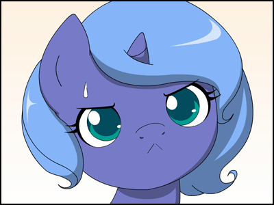 Size: 400x300 | Tagged: safe, artist:jdan-s, character:princess luna, species:pony, :3, :<, animated, cheating, cross-eyed, cute, eye shimmer, female, filly, frown, glare, lunabetes, silly, simple background, smiling, solo, staring contest, sweat, sweatdrop, white background, wide eyes, woona