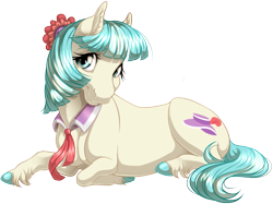 Size: 1613x1209 | Tagged: safe, artist:kittehkatbar, character:coco pommel, female, realistic, simple background, solo, transparent background, unshorn fetlocks