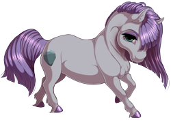 Size: 1609x1150 | Tagged: safe, artist:kittehkatbar, character:maud pie, species:earth pony, species:pony, eyeshadow, female, hair over one eye, hoers, looking at you, makeup, mare, shetland pony, simple background, solo, transparent background, unshorn fetlocks, vector