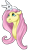 Size: 777x1320 | Tagged: safe, artist:carnivorouscaribou, character:angel bunny, character:fluttershy, species:pegasus, species:pony, g4, bust, cute, female, floppy ears, hoers, mare, portrait, shyabetes, signature, simple background, sitting, smiling, three quarter view, transparent background