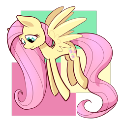 Size: 1200x1200 | Tagged: safe, artist:otterlore, character:fluttershy, female, looking down, solo