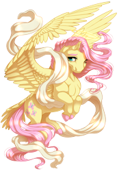 Size: 1214x1745 | Tagged: safe, artist:kittehkatbar, character:fluttershy, angel, daily deviation, female, ribbon, simple background, solo, transparent background