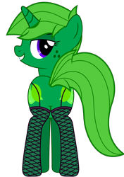 Size: 3574x5063 | Tagged: safe, artist:limedreaming, oc, oc only, oc:lime dream, species:pony, species:unicorn, bedroom eyes, dream, featureless crotch, plot, sultry pose