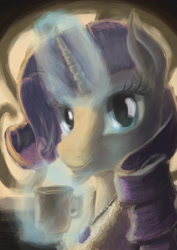 Size: 1198x1695 | Tagged: safe, artist:plainoasis, character:rarity, female, solo