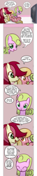 Size: 800x3750 | Tagged: safe, artist:why485, character:daisy, character:lily, character:lily valley, character:roseluck, ask, ask the flower trio, comic, flower trio, tumblr