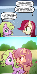 Size: 650x1300 | Tagged: safe, artist:why485, character:daisy, character:roseluck, oc, ask, ask the flower trio, comic, tumblr