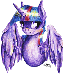 Size: 1390x1616 | Tagged: safe, artist:julunis14, character:twilight sparkle, character:twilight sparkle (alicorn), species:alicorn, species:pony, female, mare, simple background, solo, traditional art, transparent background