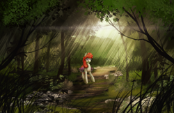Size: 2000x1294 | Tagged: safe, artist:blindcoyote, character:twist, female, forest, solo