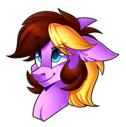 Size: 1930x1946 | Tagged: safe, artist:shyshyoctavia, oc, oc only, oc:corduroy road, species:earth pony, species:pony, bust, colored pupils, portrait, solo