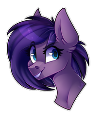 Size: 1493x1791 | Tagged: safe, artist:shyshyoctavia, oc, oc only, species:earth pony, species:pony, bust, colored pupils, portrait, solo