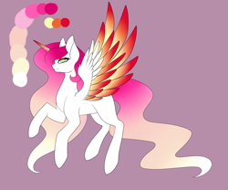 Size: 2400x2000 | Tagged: safe, artist:minelvi, character:princess celestia, species:pony, alternate design, alternate universe, female, high res, reference sheet, simple background, solo
