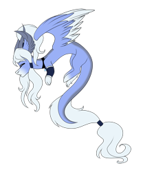 Size: 1204x1447 | Tagged: safe, artist:minelvi, oc, oc only, species:draconequus, female, simple background, solo, transparent background